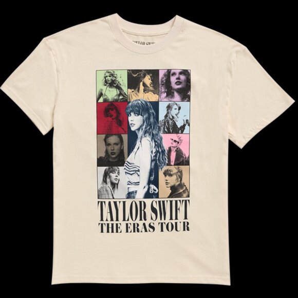 Taylor Swift | The Eras International Tour Beige T-Shirt | L - Picture 1 of 7